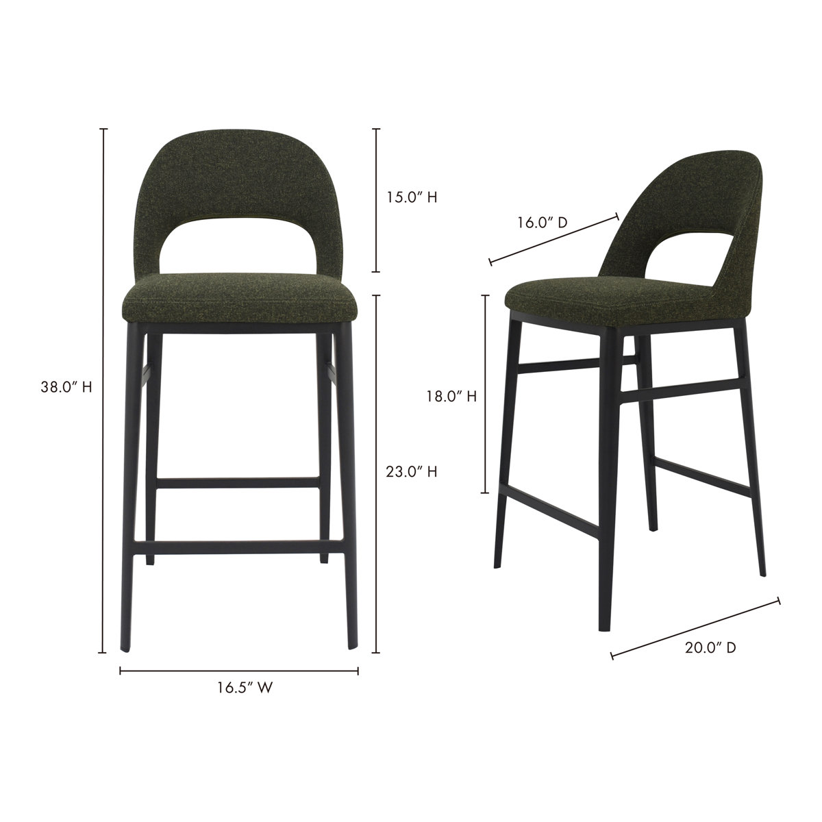AllModern Ariana Bar & Counter Stool & Reviews Wayfair
